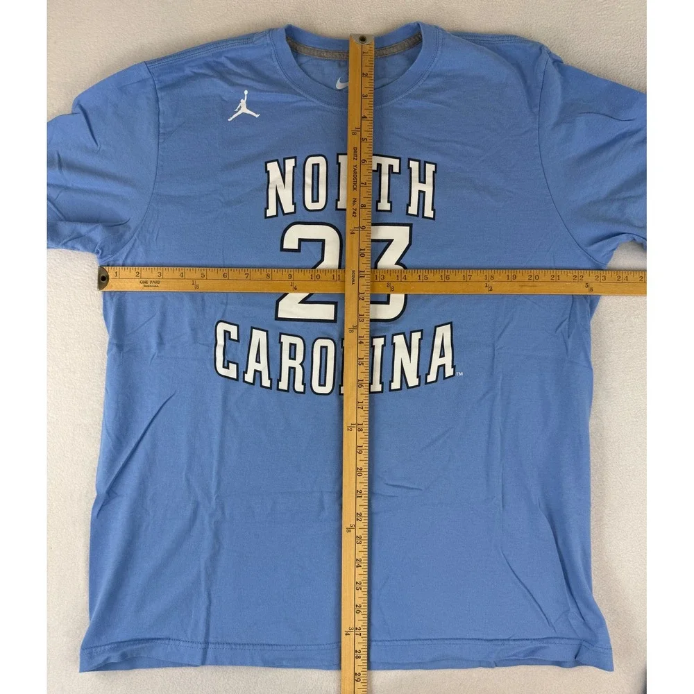 Nike Jordan T-Shirt Lot Mens XL Blue North Carolina Tar Heels MJ‎ 23 Basketball